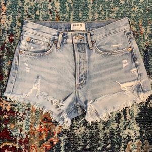 AGOLDE Parker Vintage Cut Off Shorts